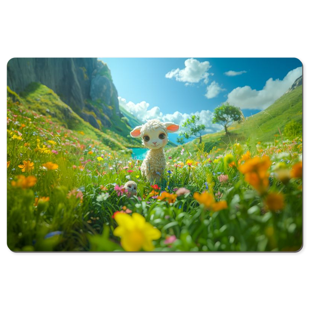 Desk Mats - Little Lamb & Green Pastures