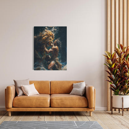 Canvas Wraps - Samson & the Lion