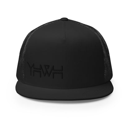 YHWH - Trucker Snapback - Black Edge