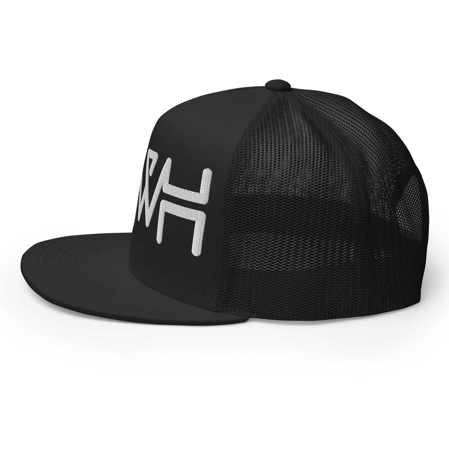 YHWH - Trucker Snapback - White