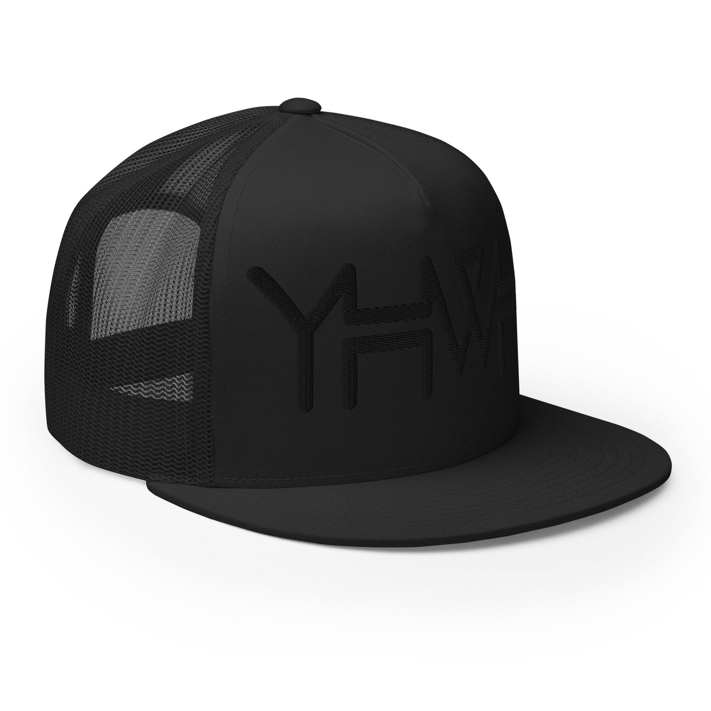 YHWH - Trucker Snapback - Black