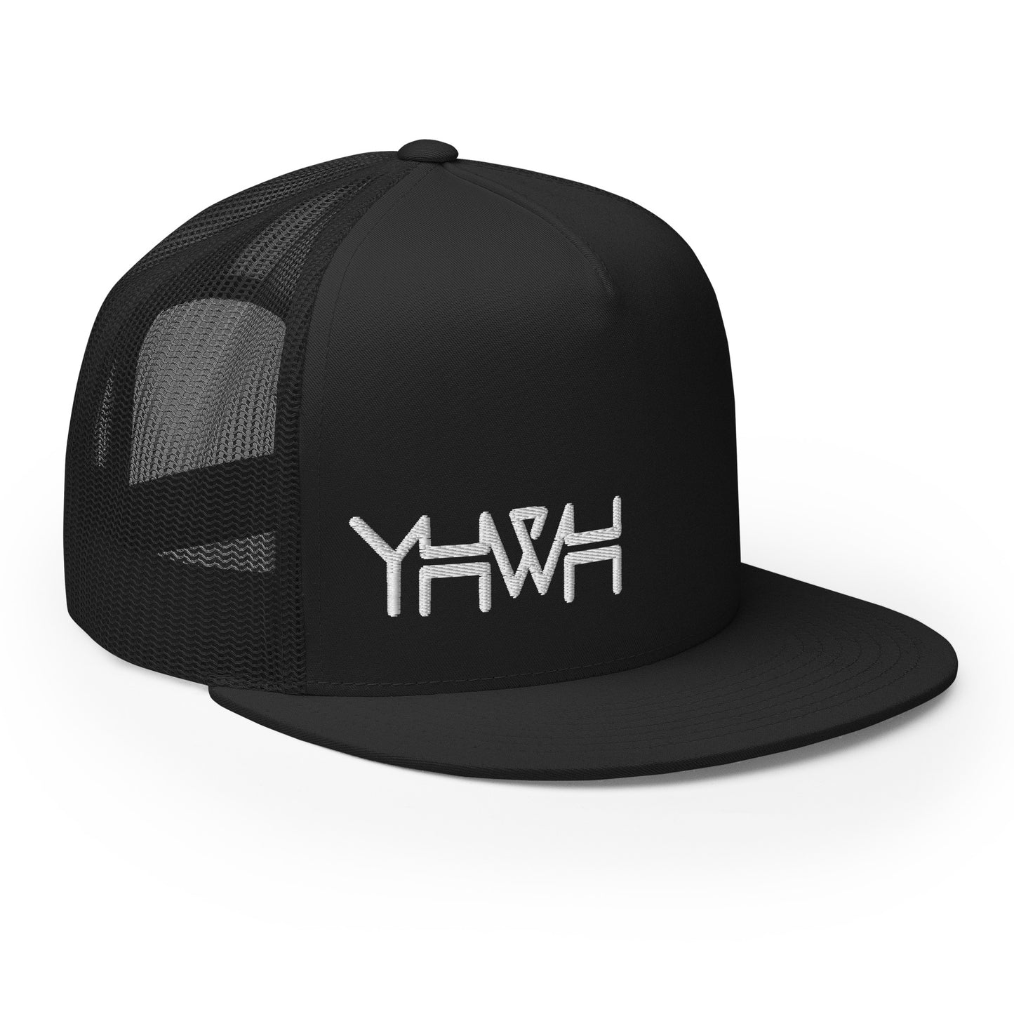 YHWH - Trucker Snapback - White Edge