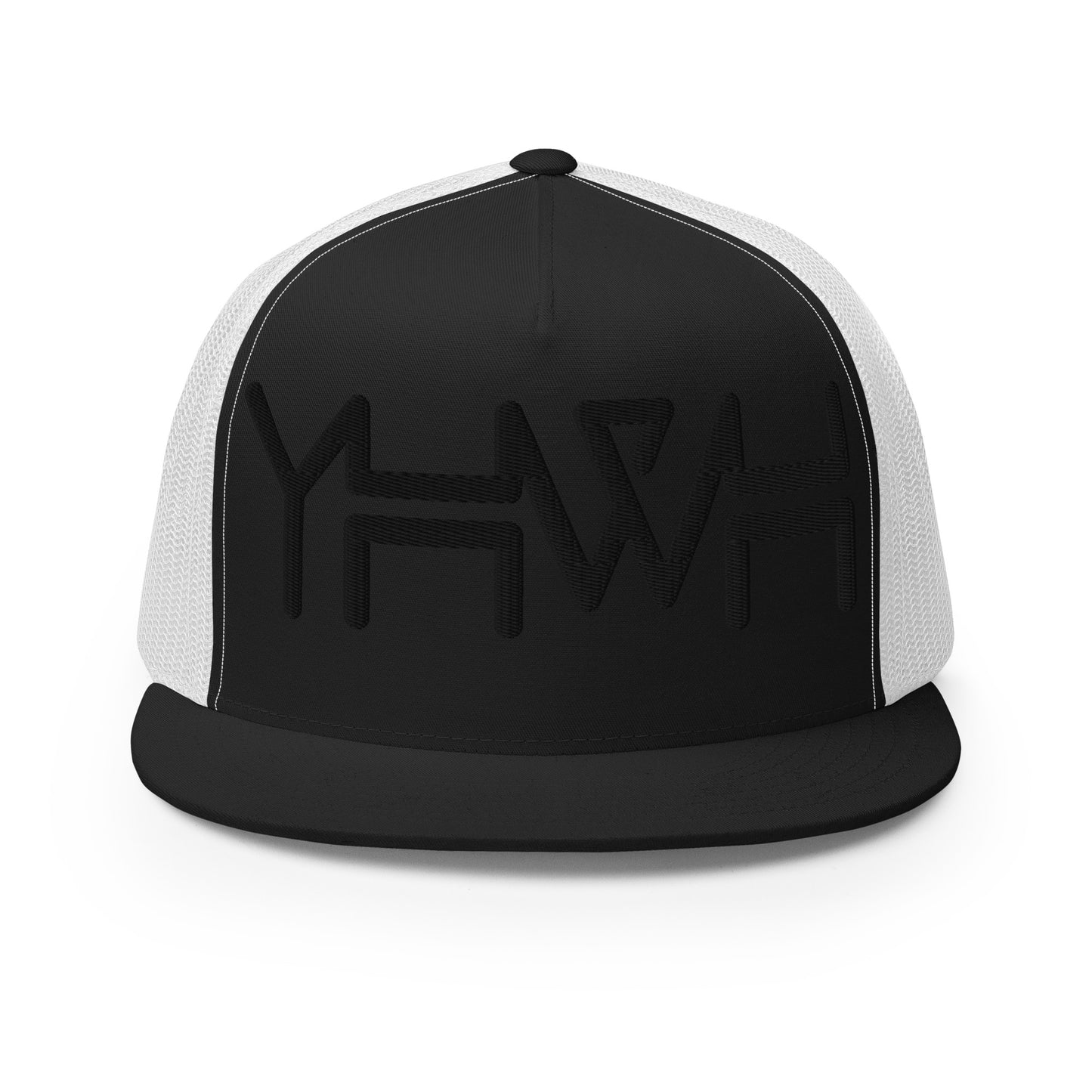 YHWH - Trucker Snapback - Black