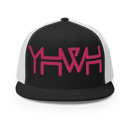 YHWH - Trucker Snapback - Pink