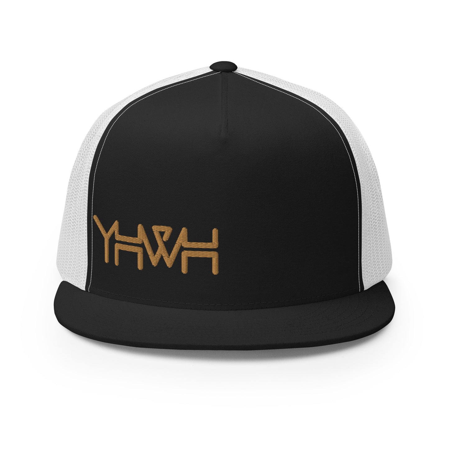 YHWH - Trucker Snapback - Gold Edge