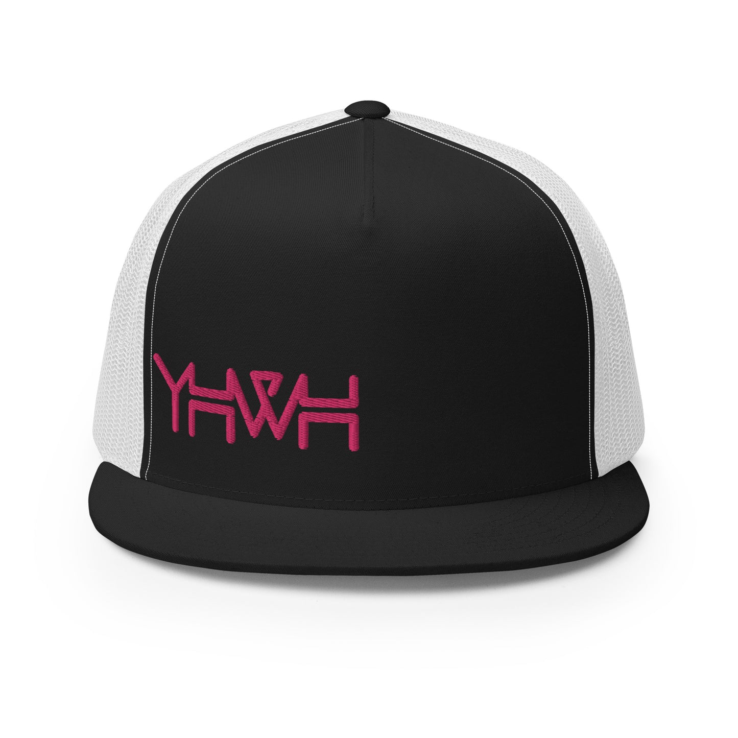 YHWH - Trucker Snapback - Pink Edge