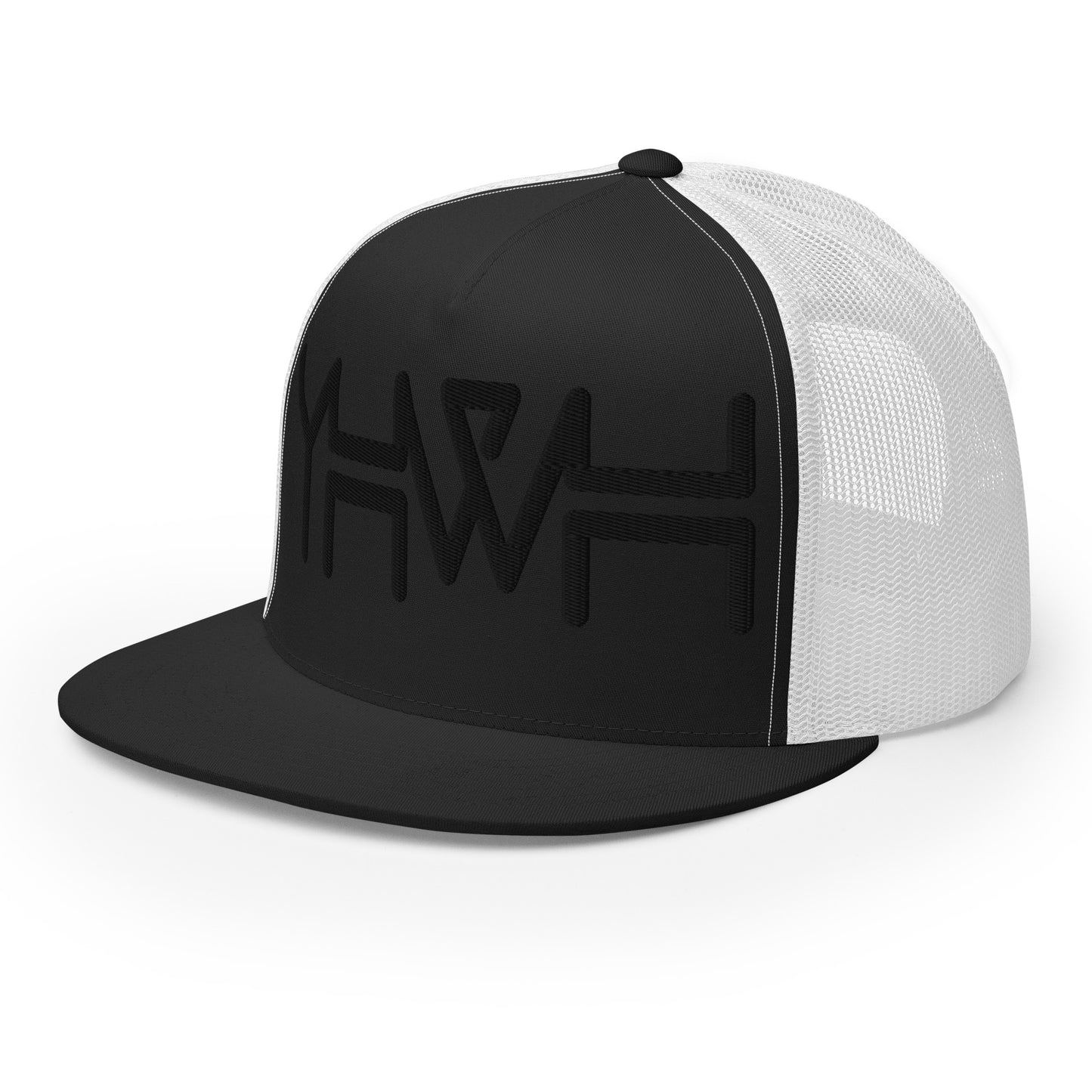 YHWH - Trucker Snapback - Black