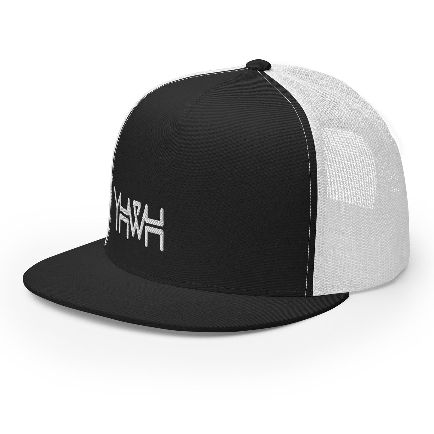 YHWH - Trucker Snapback - White Edge