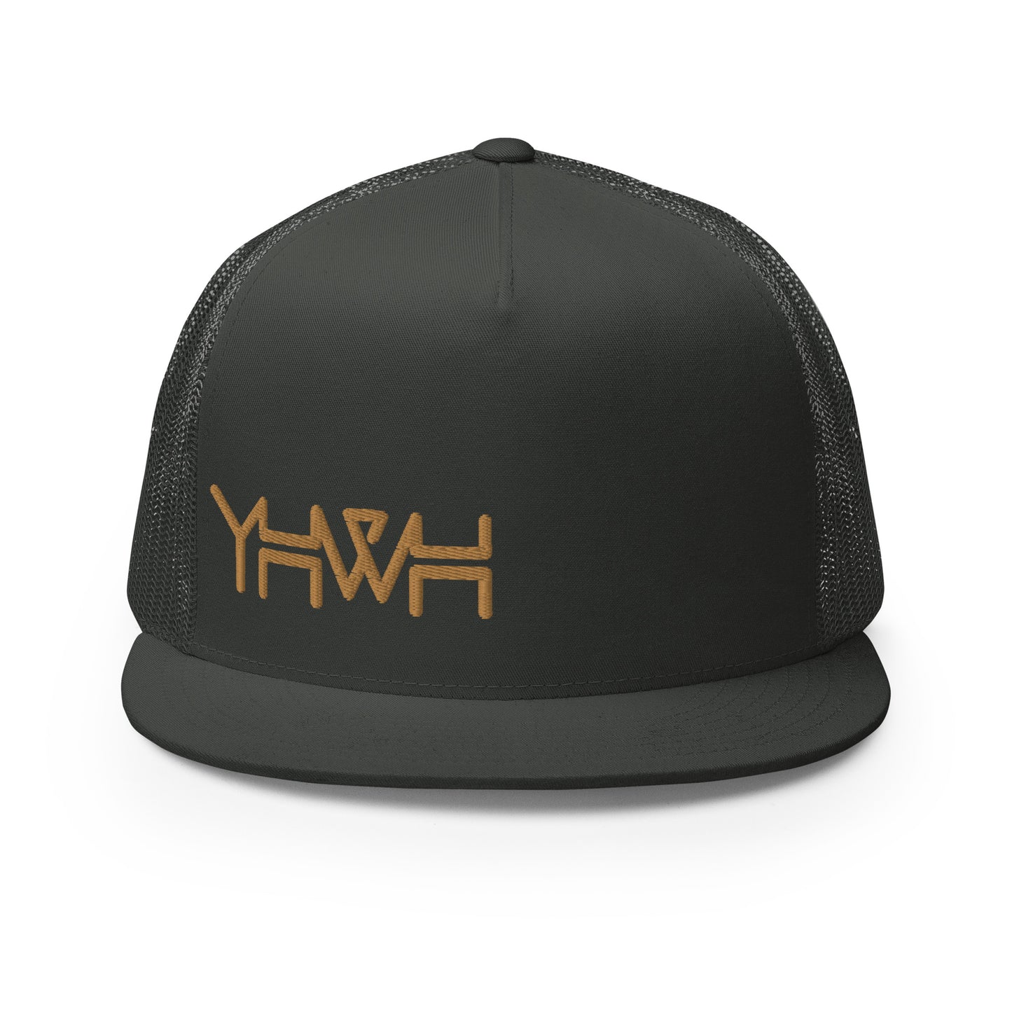 YHWH - Trucker Snapback - Gold Edge