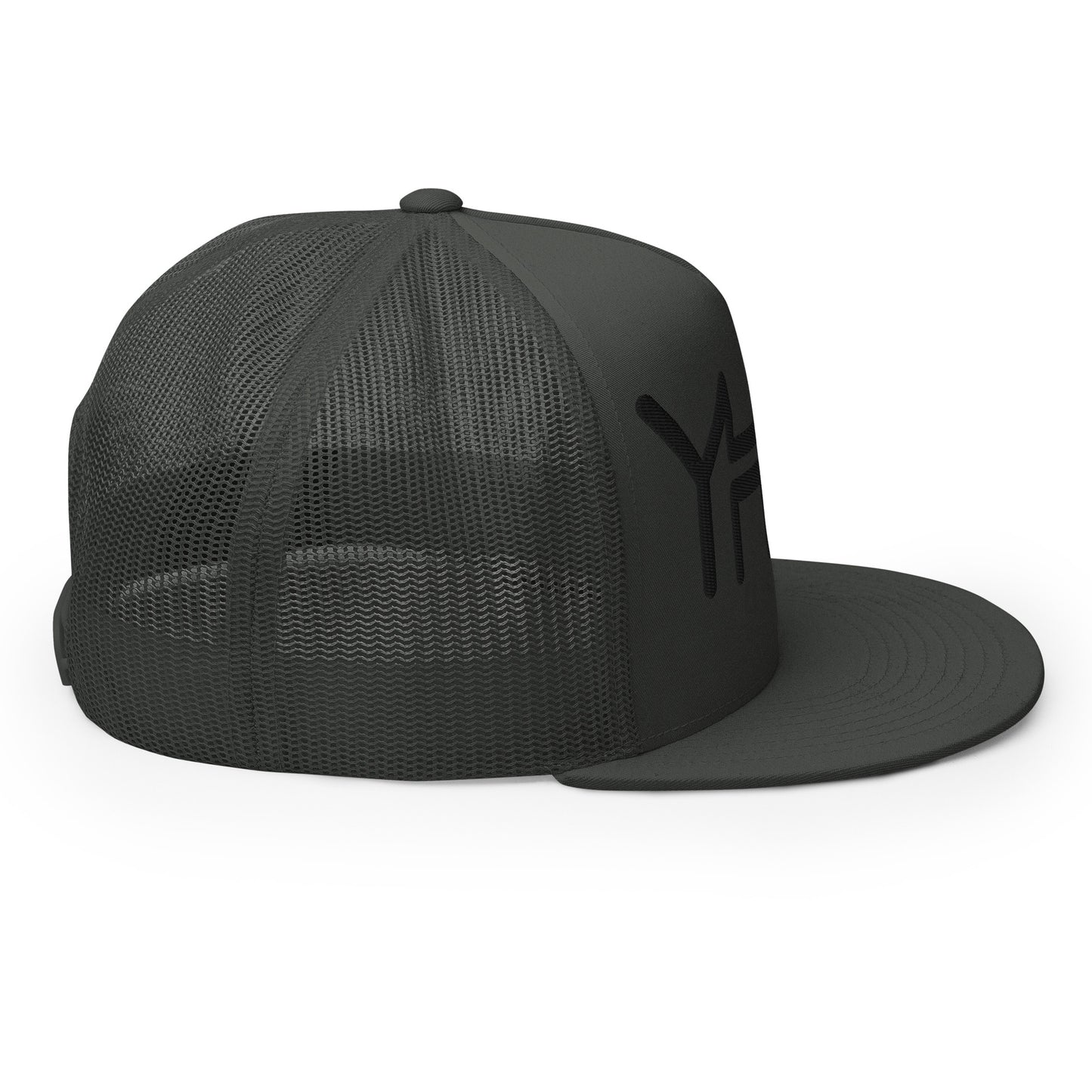 YHWH - Trucker Snapback - Black