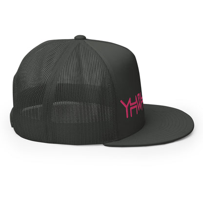 YHWH - Trucker Snapback - Pink Edge