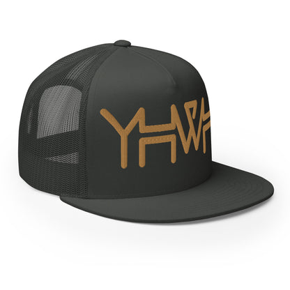 YHWH - Trucker Snapback - Gold