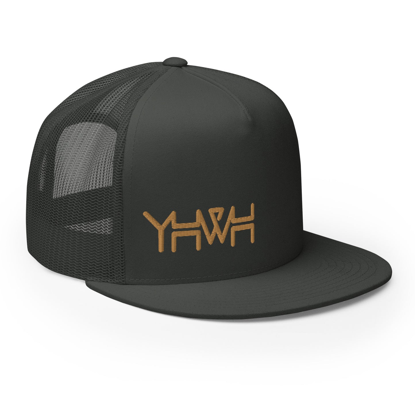 YHWH - Trucker Snapback - Gold Edge