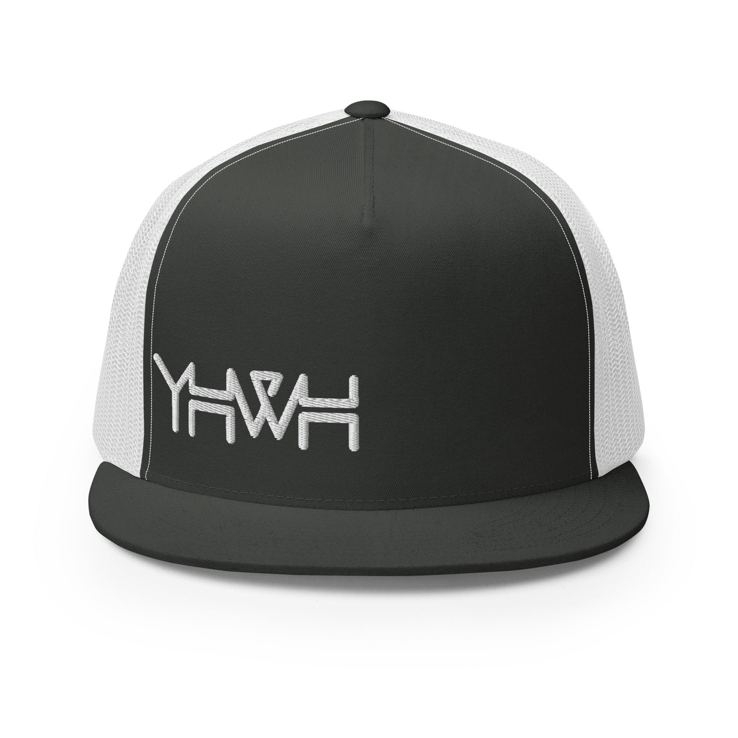 YHWH - Trucker Snapback - White Edge