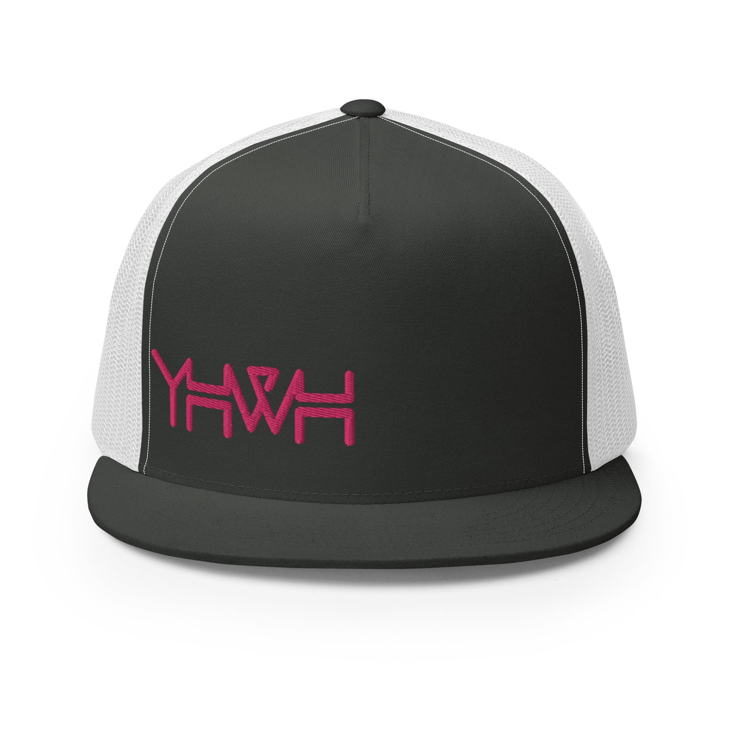 YHWH - Trucker Snapback - Pink Edge