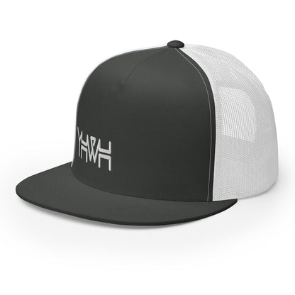 YHWH - Trucker Snapback - White Edge