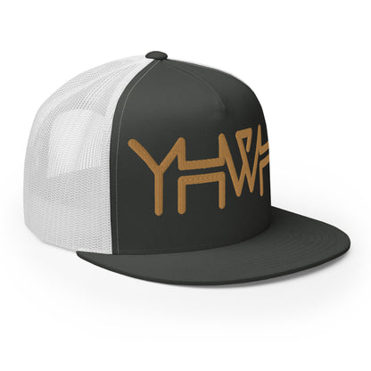 YHWH - Trucker Snapback - Gold