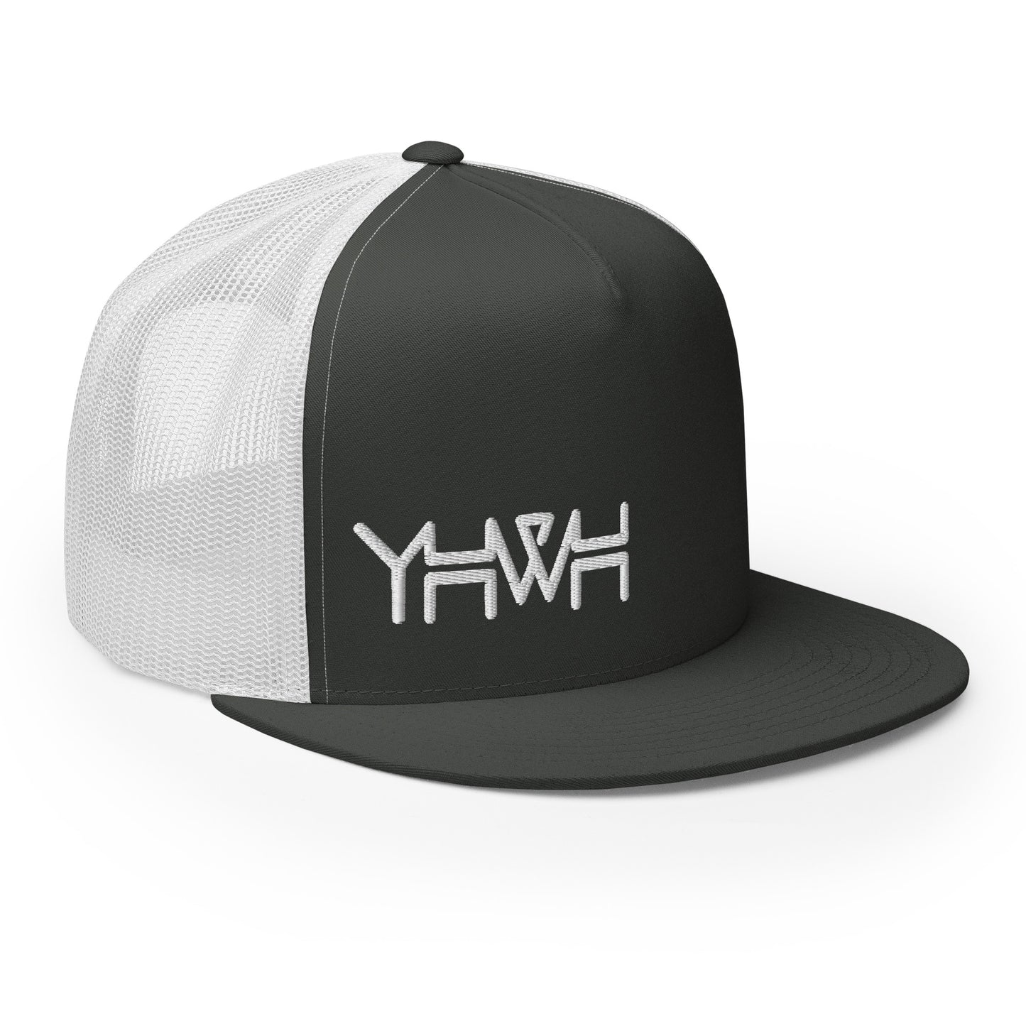 YHWH - Trucker Snapback - White Edge