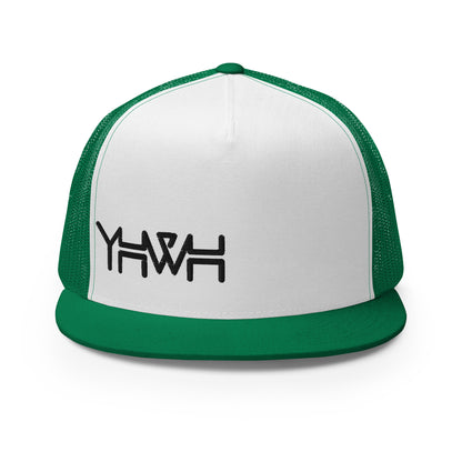 YHWH - Trucker Snapback - Black Edge