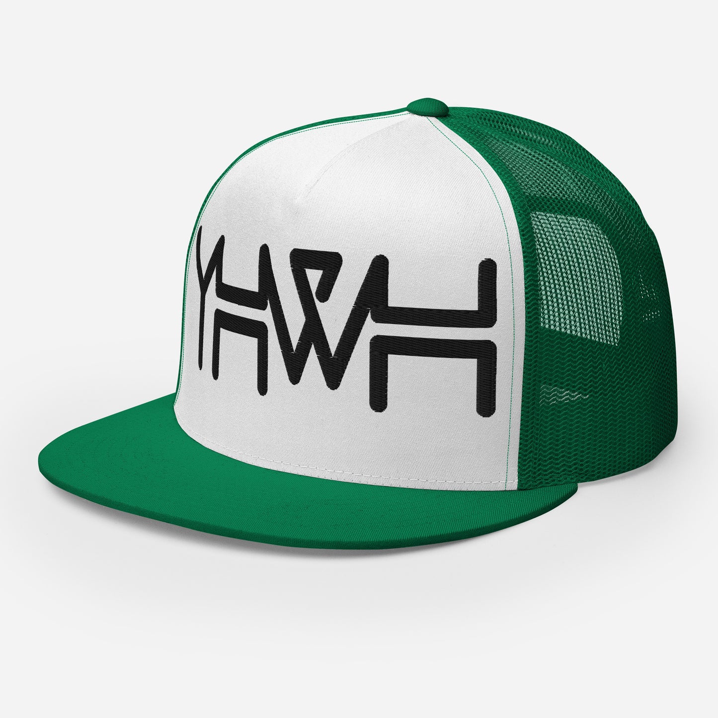 YHWH - Trucker Snapback - Black