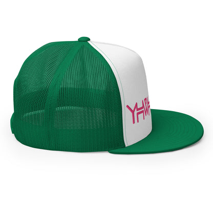 YHWH - Trucker Snapback - Pink Edge