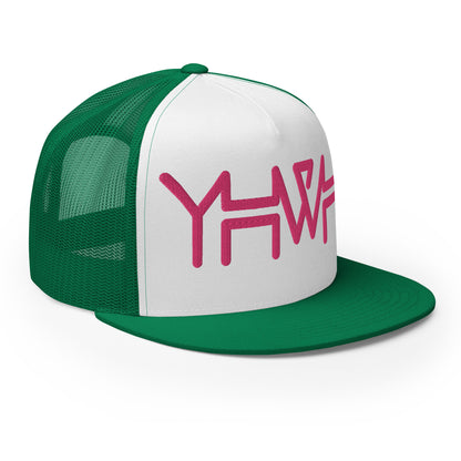 YHWH - Trucker Snapback - Pink