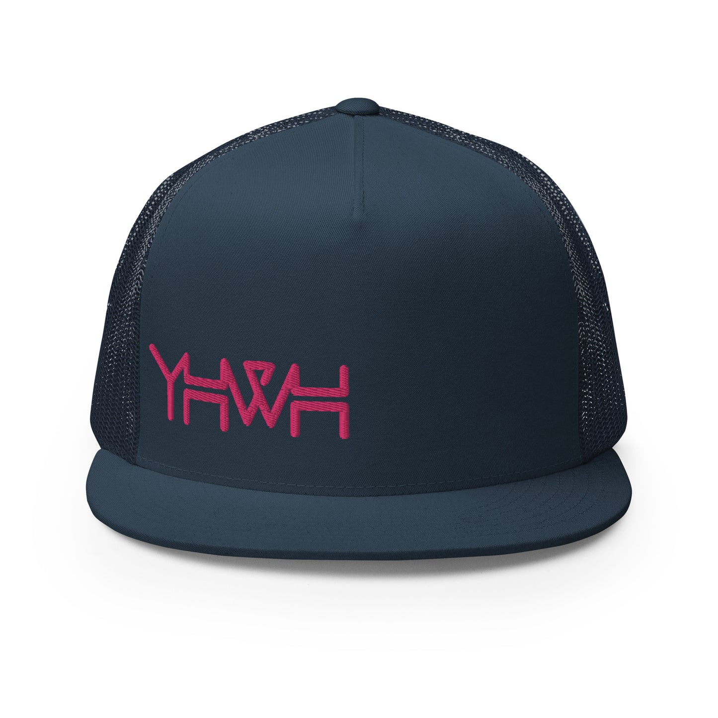 YHWH - Trucker Snapback - Pink Edge