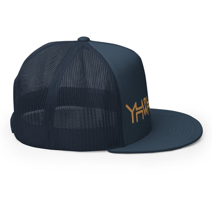 YHWH - Trucker Snapback - Gold Edge