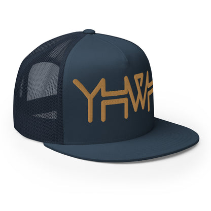 YHWH - Trucker Snapback - Gold