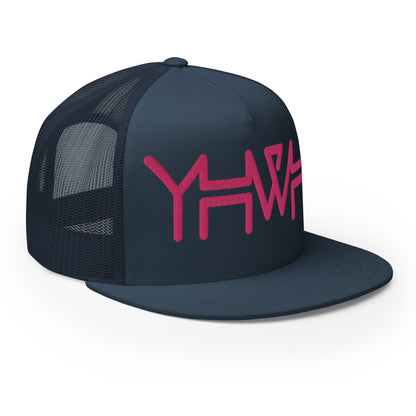 YHWH - Trucker Snapback - Pink