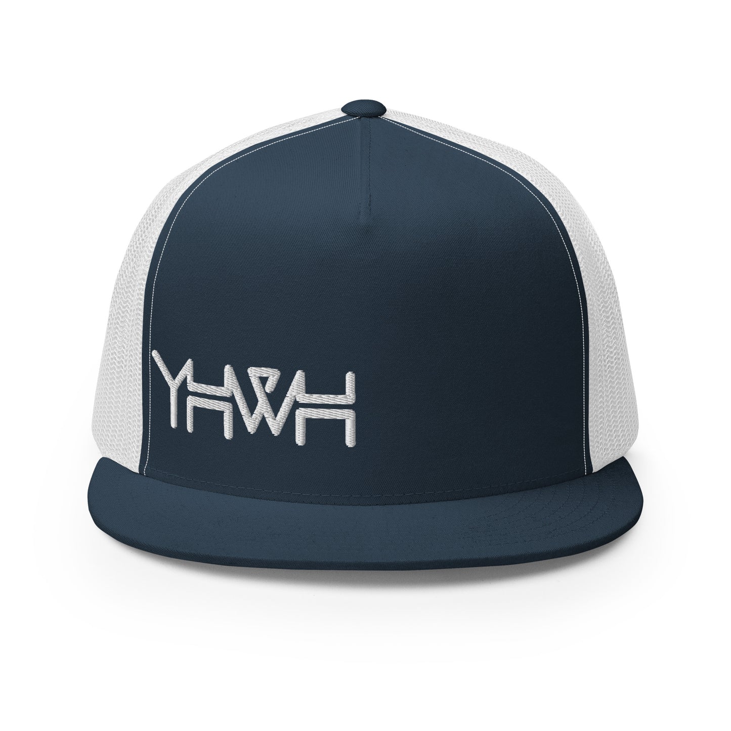 YHWH - Trucker Snapback - White Edge