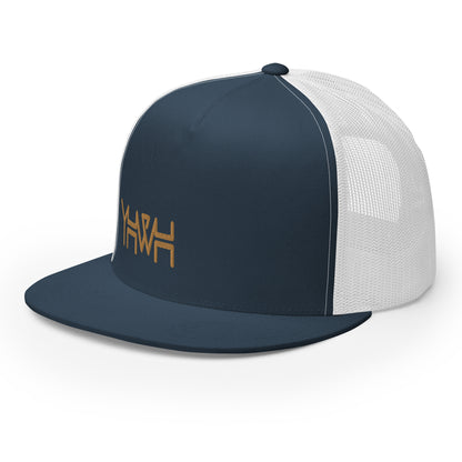 YHWH - Trucker Snapback - Gold Edge