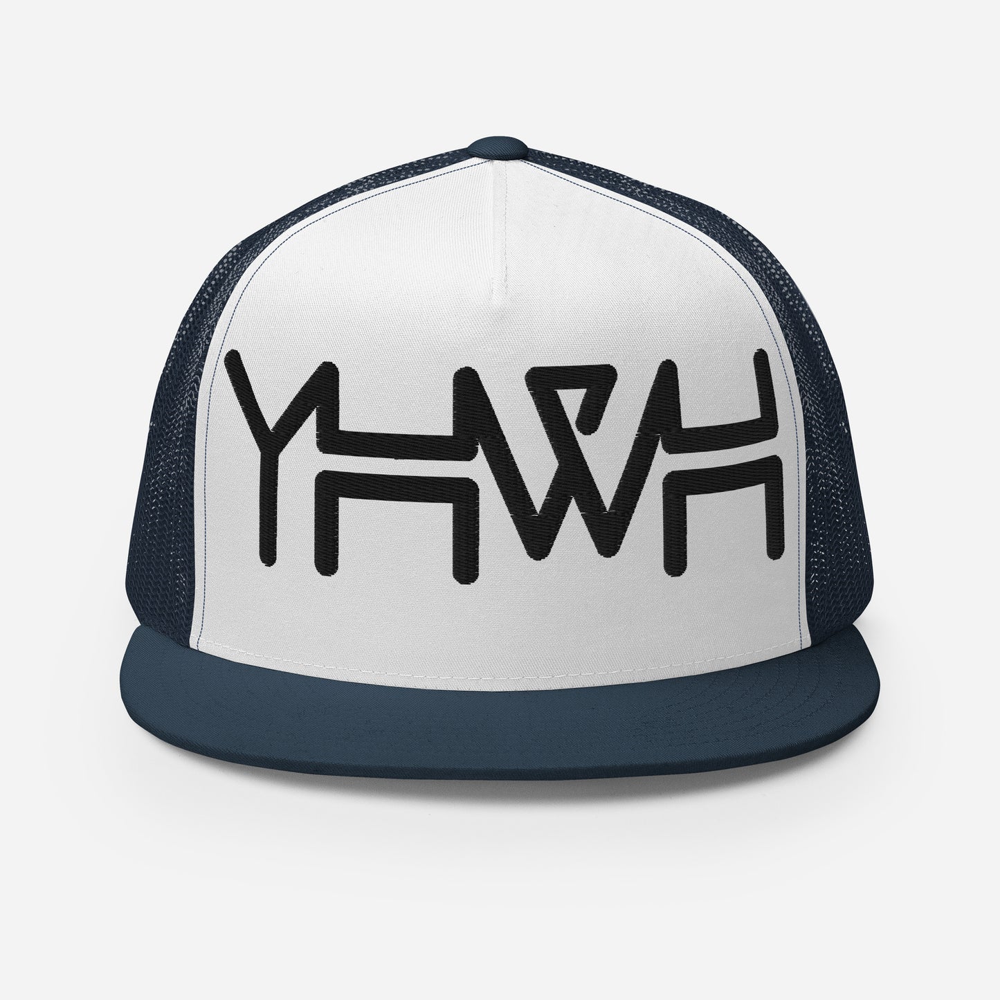 YHWH - Trucker Snapback - Black