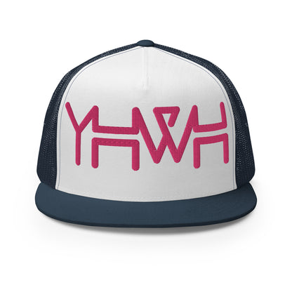 YHWH - Trucker Snapback - Pink