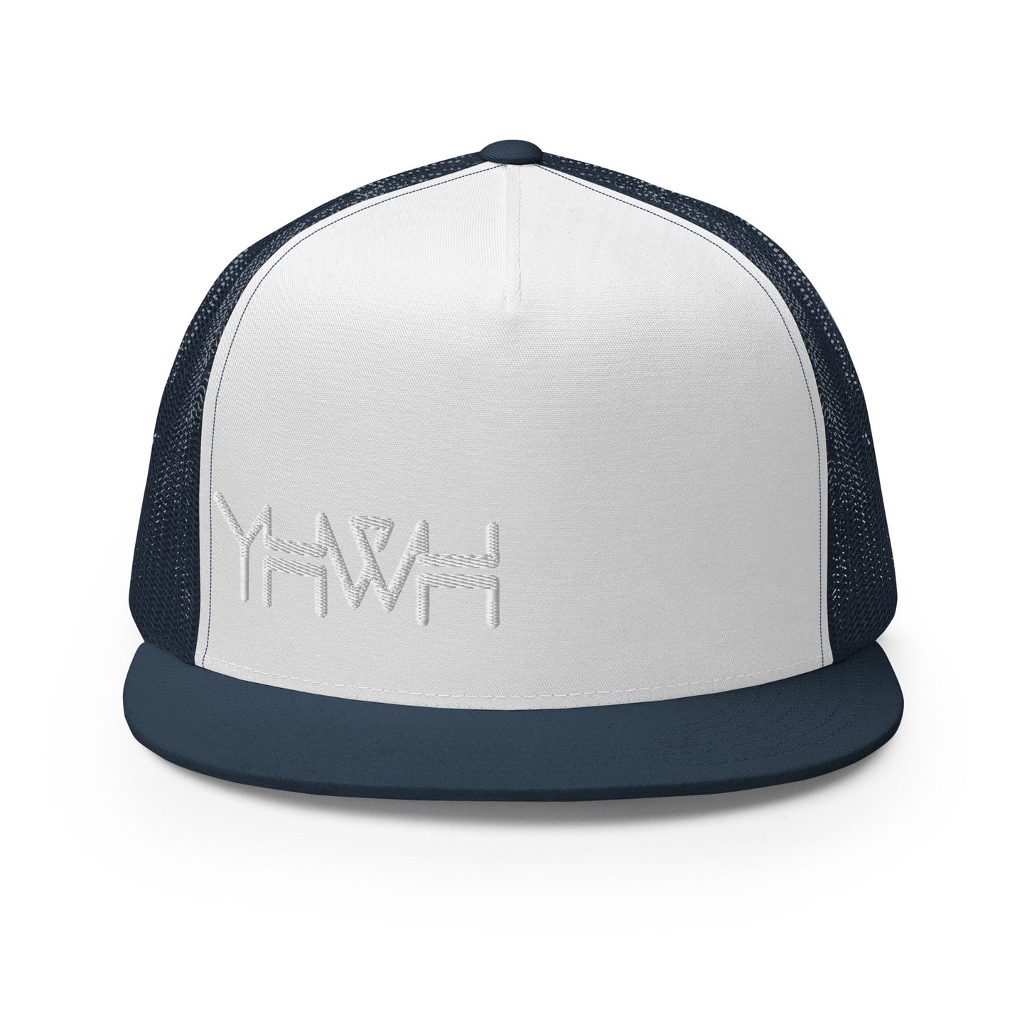 YHWH - Trucker Snapback - White Edge