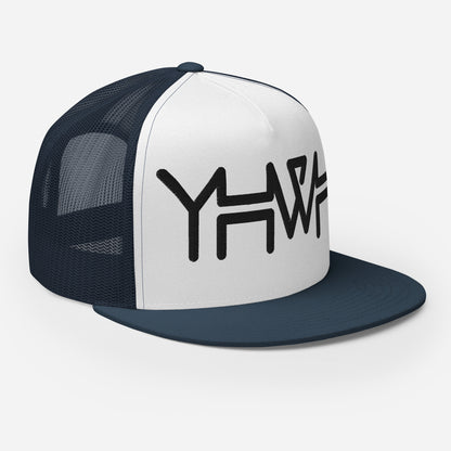 YHWH - Trucker Snapback - Black