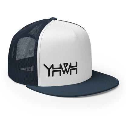 YHWH - Trucker Snapback - Black Edge