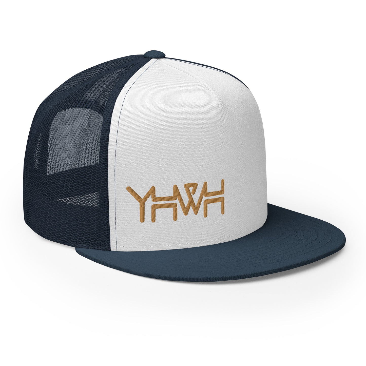 YHWH - Trucker Snapback - Gold Edge