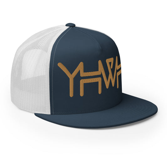 YHWH - Trucker Snapback - Gold