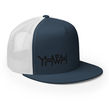 YHWH - Trucker Snapback - Black Edge