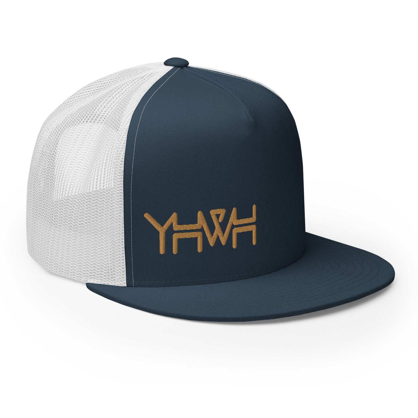 YHWH - Trucker Snapback - Gold Edge