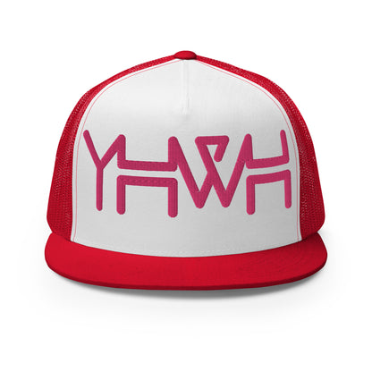 YHWH - Trucker Snapback - Pink