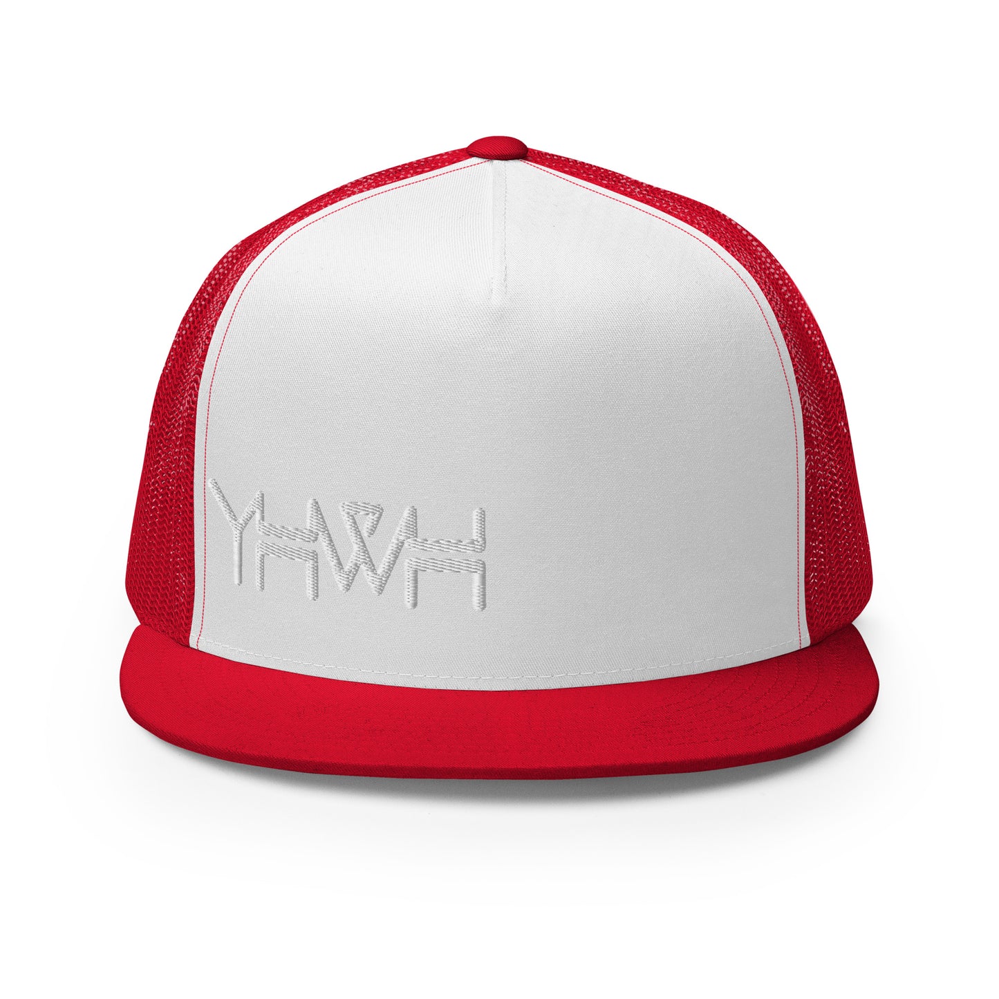 YHWH - Trucker Snapback - White Edge