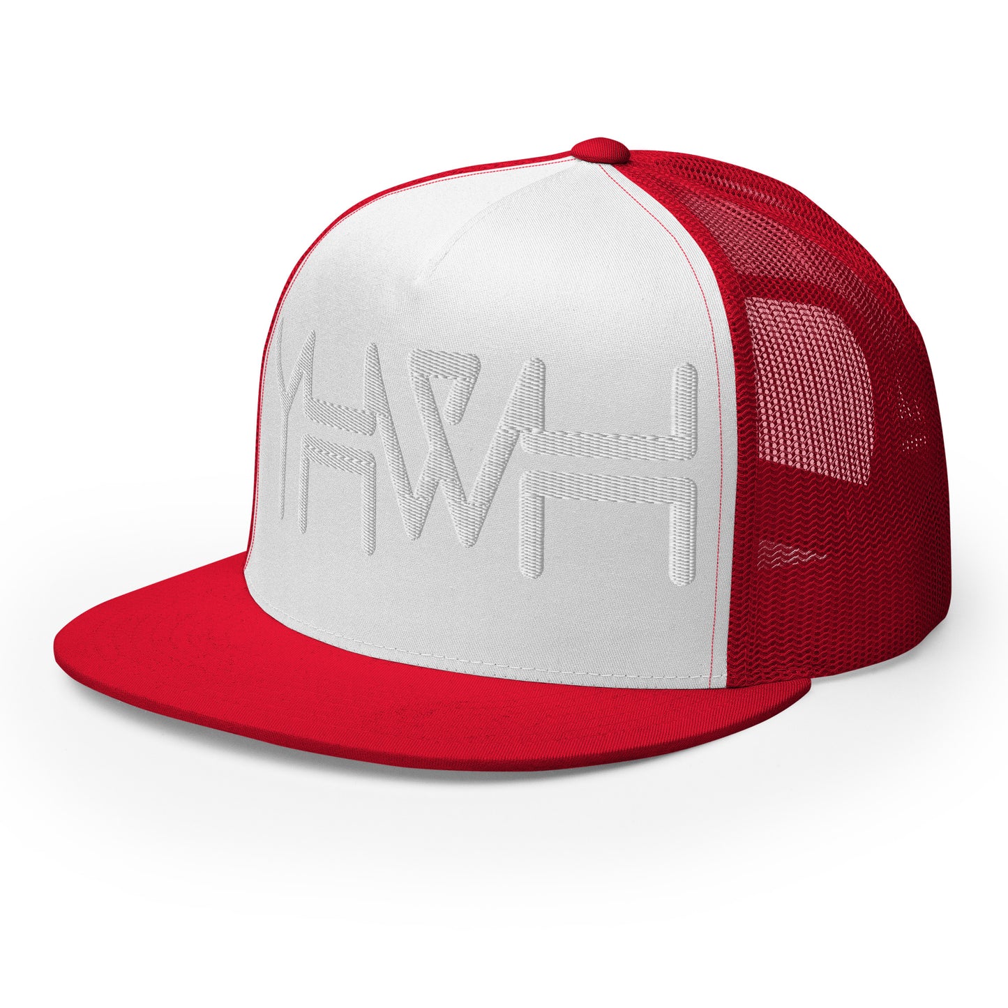 YHWH - Trucker Snapback - White