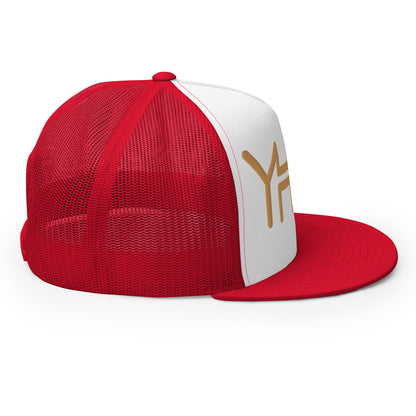 YHWH - Trucker Snapback - Gold