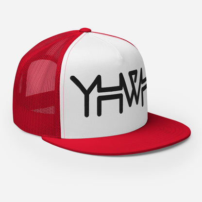 YHWH - Trucker Snapback - Black