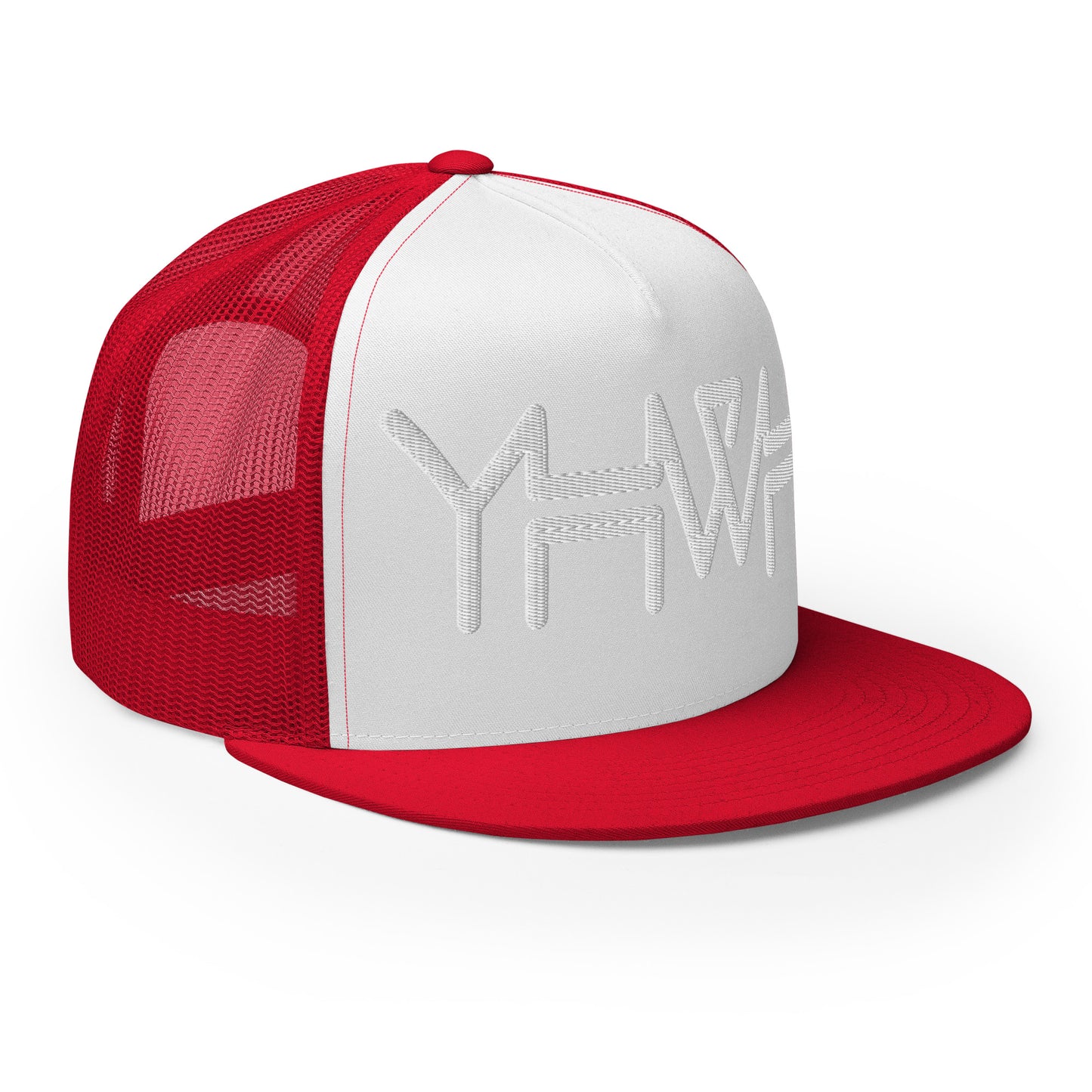 YHWH - Trucker Snapback - White