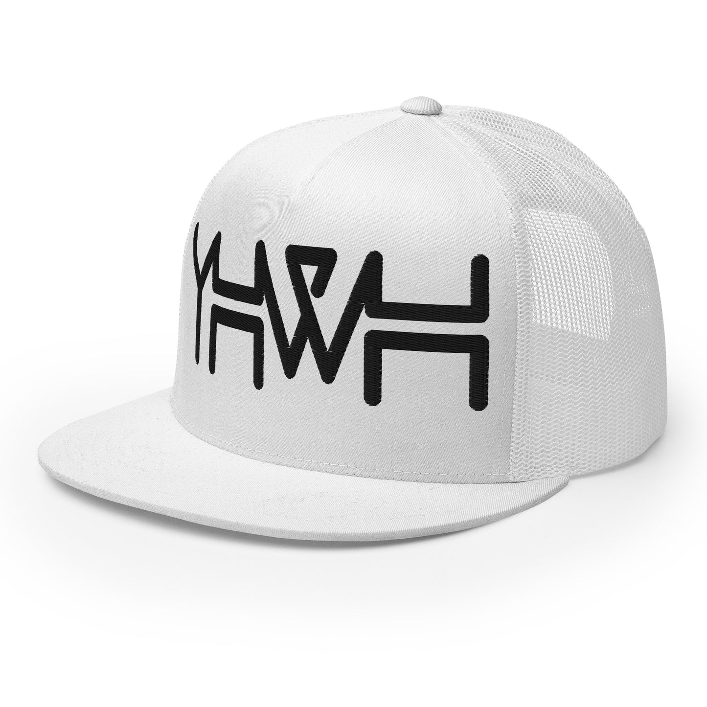 YHWH - Trucker Snapback - Black