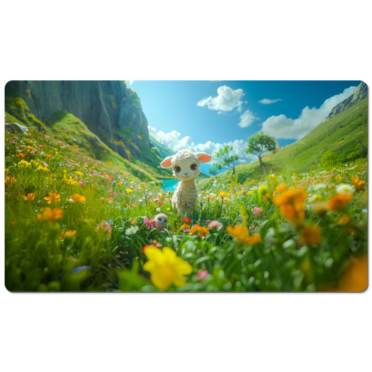 Desk Mats - Little Lamb & Green Pastures