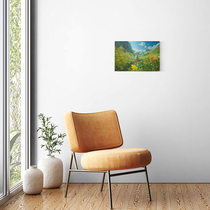 Canvas Wraps - Little Lamb & Green Pastures - Landscape